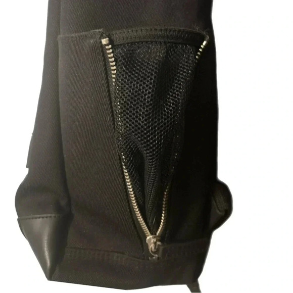 Venque Amsterdam Water Resistant 15” Laptop Backpack fabric Real Leather Top 19L - Picture 10 of 16